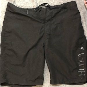 Hurley board shorts. Black size 32.
